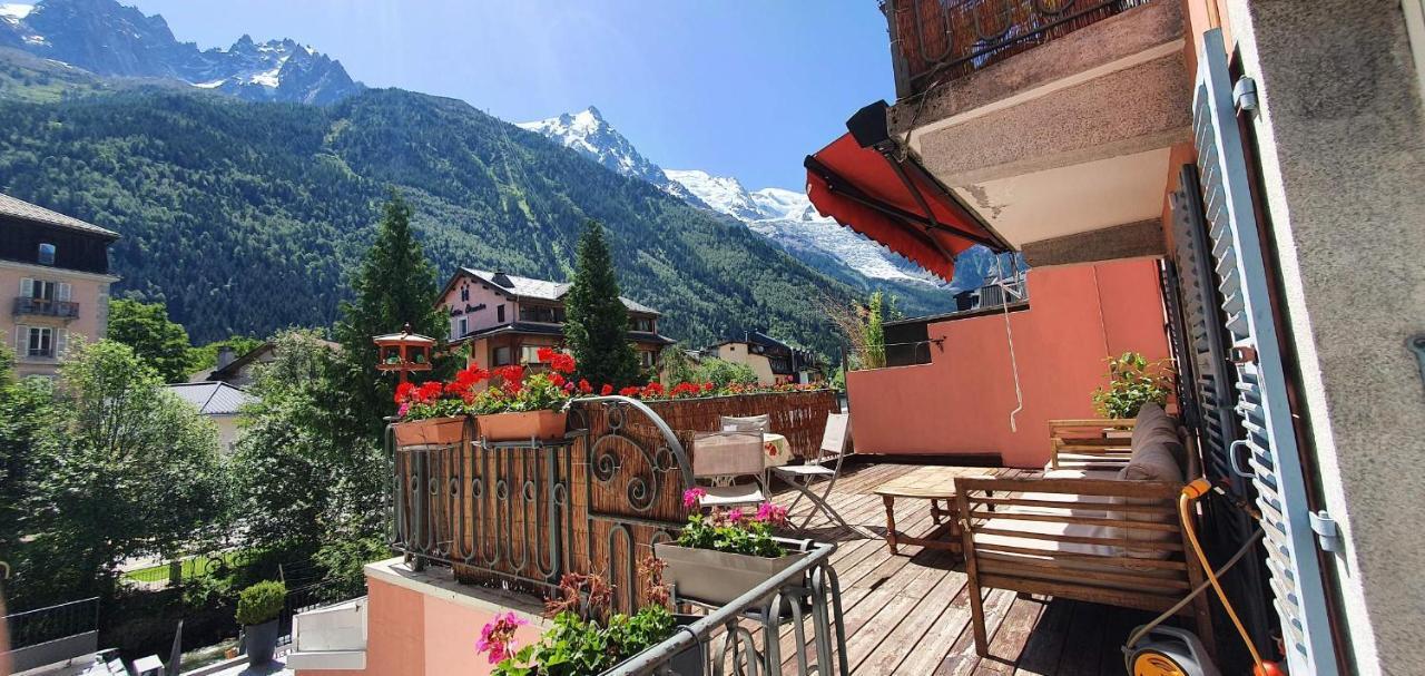 Chamonix Hyper Centre . Terrasse Vue Mont Blanc . Parking Apartment Екстериор снимка